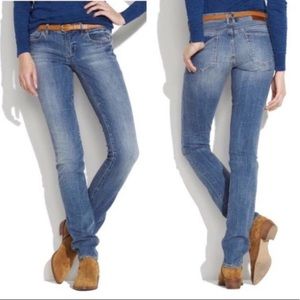 Madewell rail straight light wash jeans